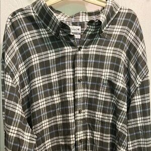 Saddlebred green 2XLT Plaid Shirt